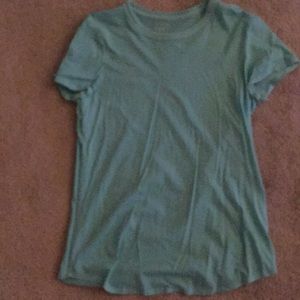 A light teal blue shirt